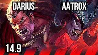 DARIUS vs AATROX (TOP) | 7 solo kills, 1700+ games | EUW Diamond | 14.9