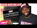 The Ultimate Marvel Movie Tier List - MCU Films ranked #NerdOut