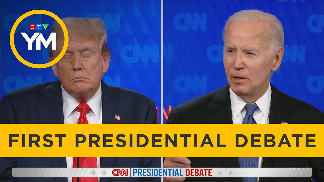 Biden and Trump face off in first presidential debate | Your Morning ...