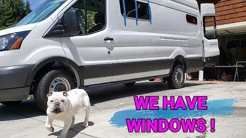 INSTALLING WINDOWS IN A FORD TRANSIT