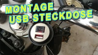 Bordsteckdose am Motorrad montieren #1 - Motorrad-Tour-Online