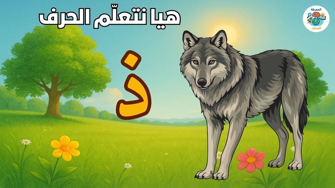 أغنية حرف ذَ للأطفال | ذِئْبٌ سعيد يتعلم الحروف | Dhaal Letter Kids ...