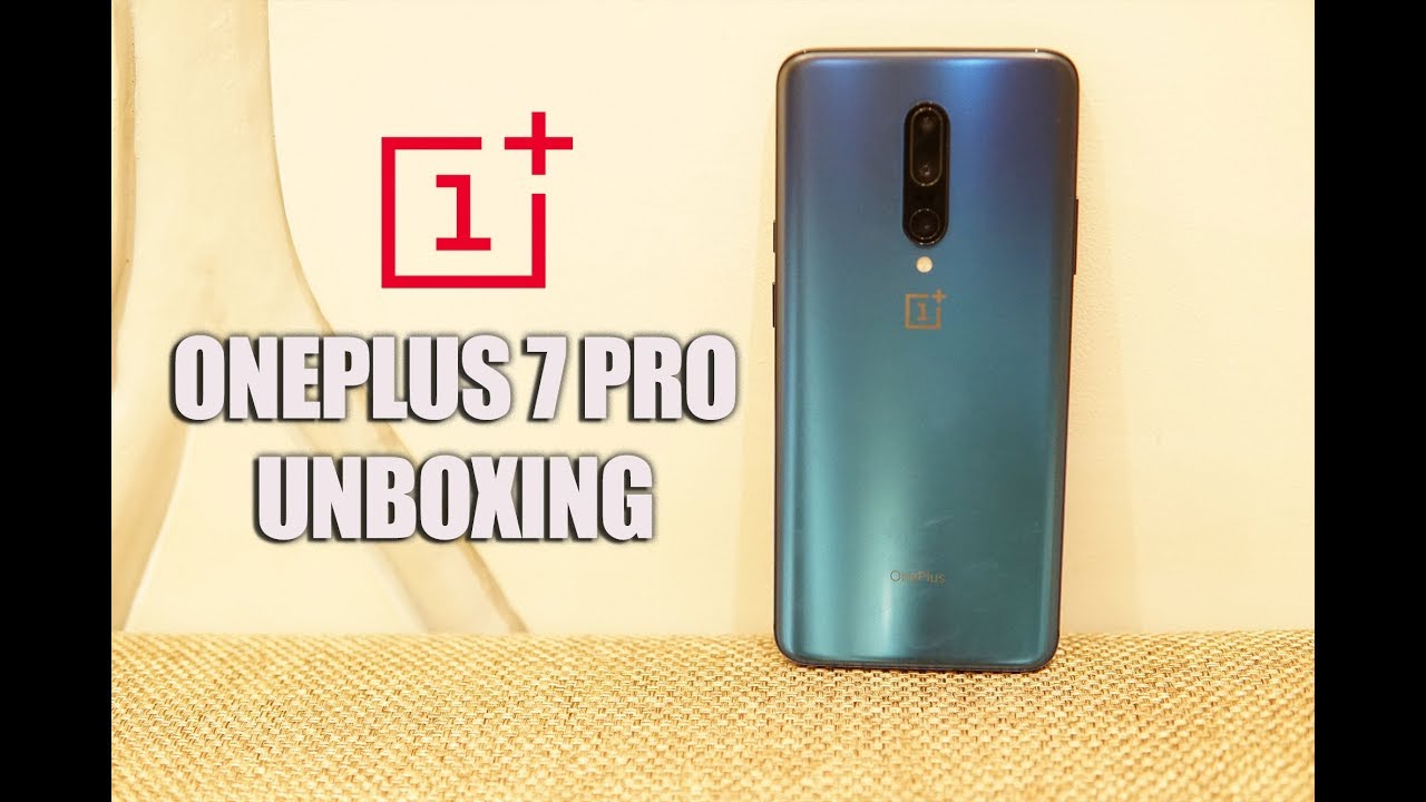 OnePlus 7 Pro (Nebula Blue) Unboxing and First Impressions - YouTube