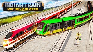 Indian Train Racing Games 3D -2 Player Level 10 Android Gameplay 2018 | Friction Games screenshot 5