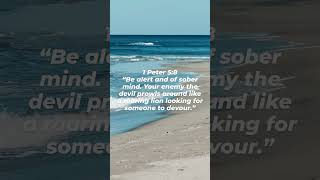 1 Peter 5:8 | Daily Verse |  Commentary in description #verseaday