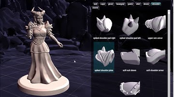 Making a Tiefling Swashbuckler Mini using DesktopHero