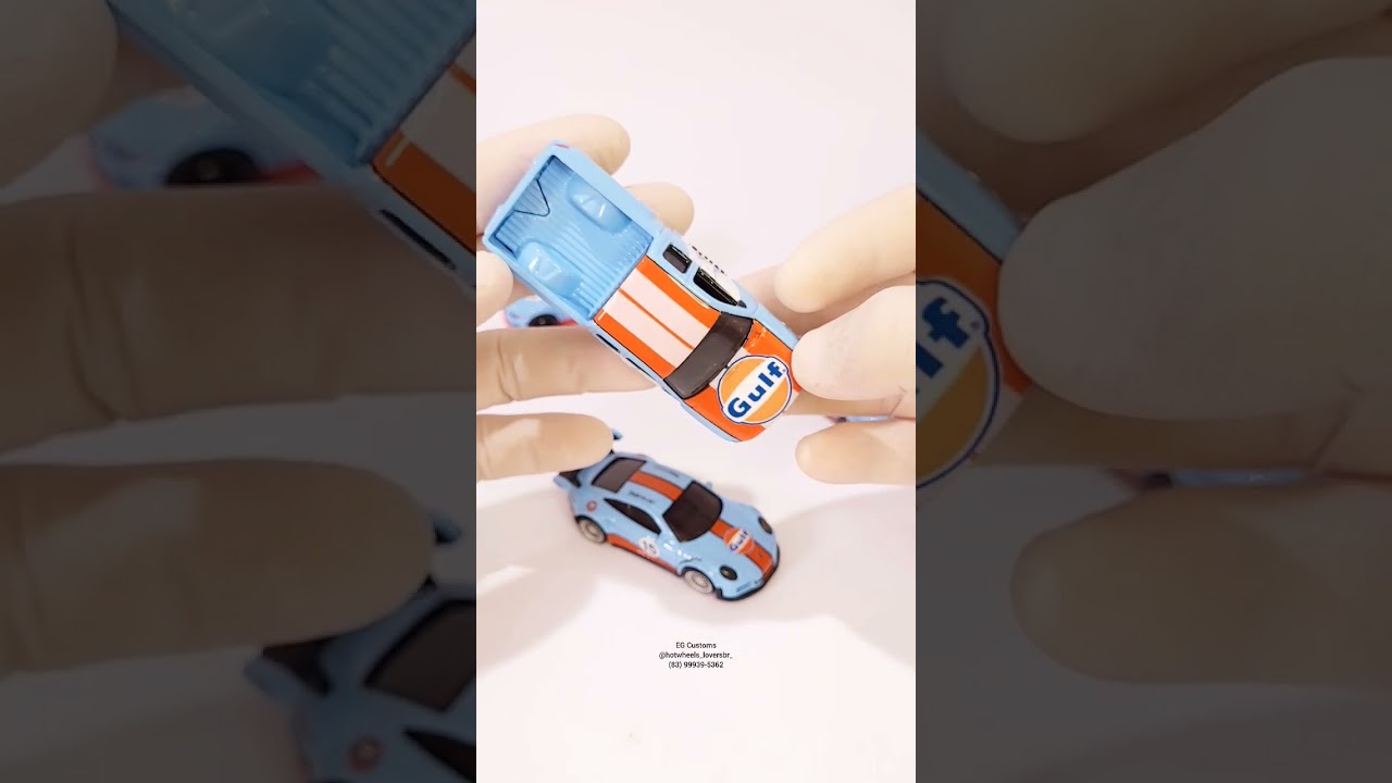 Customização Hotwheels Gulf - 
