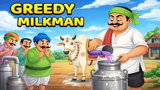 Greedy Milkman | Moral Stories in English | Life Lesson | Learn English | Bedtime Stories | Story