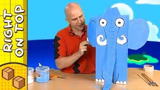 Crafts Ideas for Kids - Box Elephant | DIY on BoxYourSelf