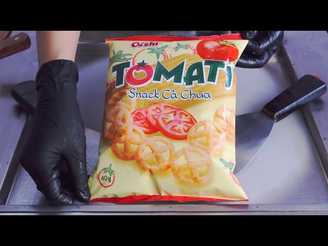 Snack Tomato OISHI - Ice Cream Rolls | I Love Foods