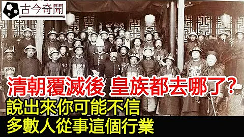 清朝覆灭后皇族都去哪了？说出来你可能不信！多数人从事这个行业！︱清朝︱奇闻︱考古#古今奇闻 - 天天要闻