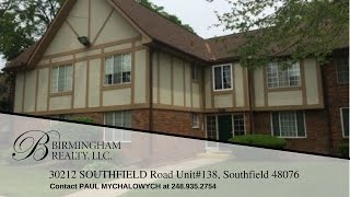 30212 SOUTHFIELD Road UNIT# 138 , Southfield, MI 48076 MLS ID 215055754 | NEXTHOME CITY REALTY