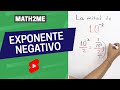 La mitad de una potencia con exponente negativo | Profe Andalón | Shorts