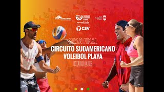 Final Circuito Sudamericano Voleibol Playa - Iquique 2025. Dia 1