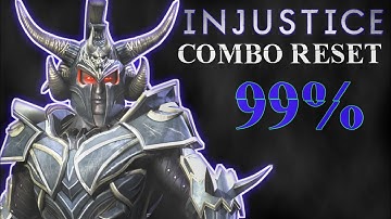 Injustice - 99% Combo Reset Ares God Of War