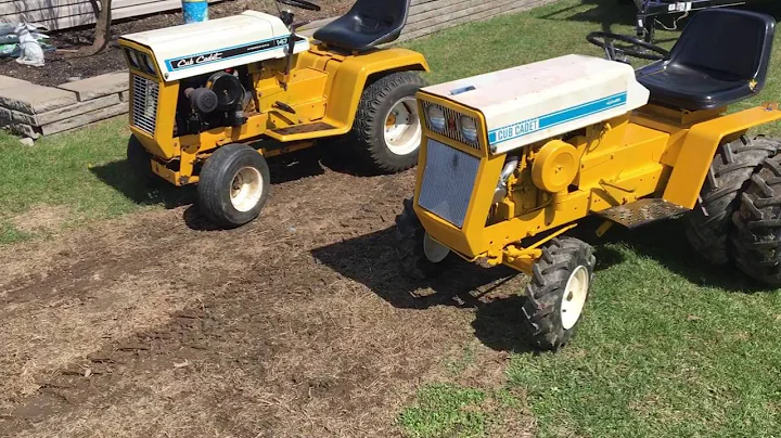1972 IH cub cadet 147 and 1967 IH cub cadet 125