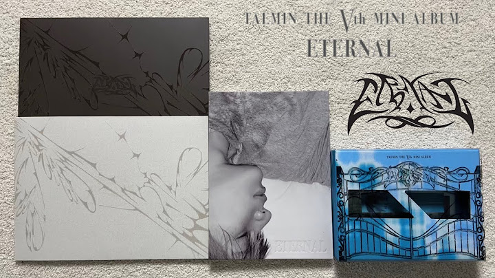 ♡Unboxing Taemin 태민 5th Mini Album Eternal (Emotion, Motion, Film & Box Ver.)♡