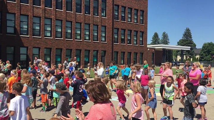 Kirk Nichols Leading Schoolwide Zumba Class