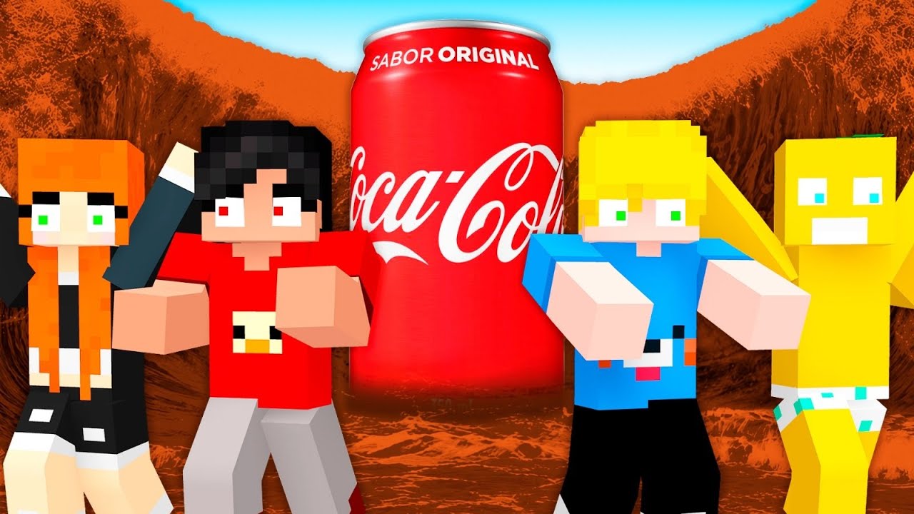 Meu MUNDO foi Inundado por COCA COLA no Minecraft!