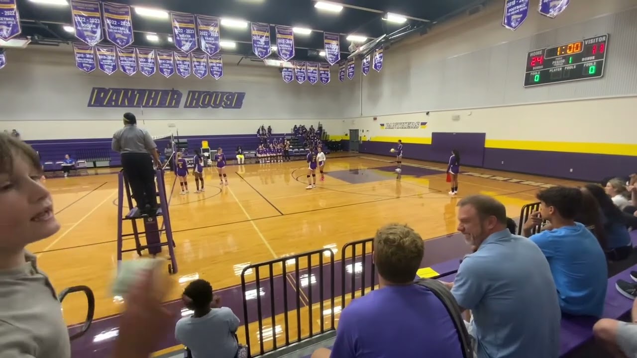 Peyton 8th grade VB v. Staley (Nice hit Peyton!)