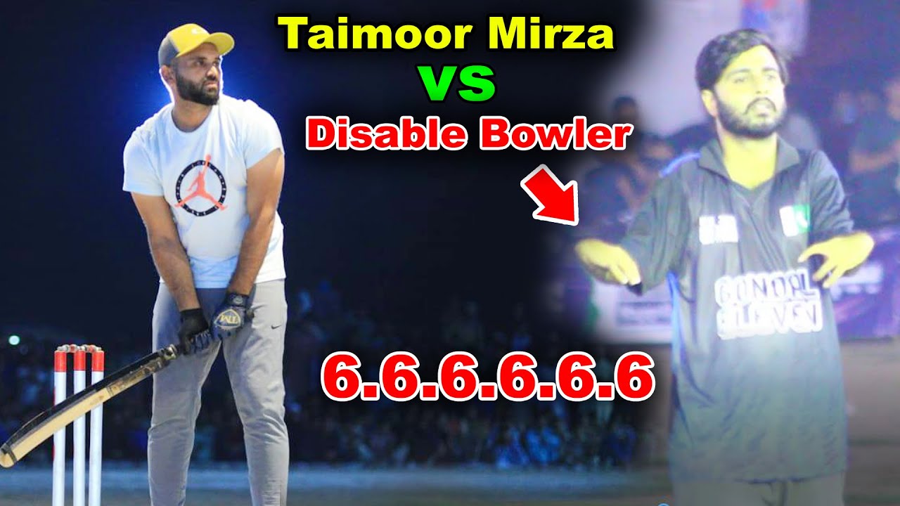 Tamour Mirza Vs Disable Bowler 97 Runs Need 30 Balls Best Match in ...