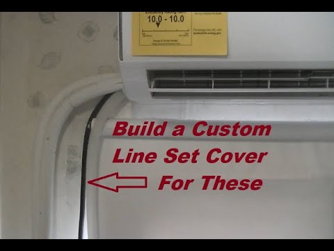 Mini Split Line Set Cover - YouTube