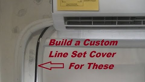 Mini Split Line Set Cover