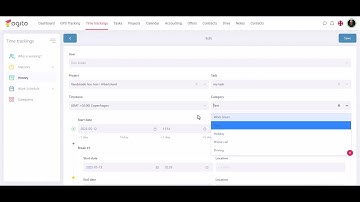Time management tutorial:   Time tracking statistics and history tutorial video: Tracking system