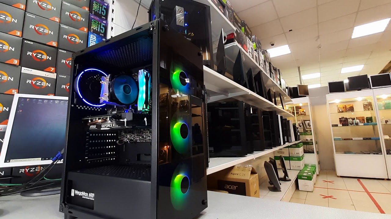 Сборка 2090 _66600₽_ i3 10100F / MSI B460M A-Pro / 16 / SSD480 / RTX 2060 / 600W / FORMULA 7706 ARGB