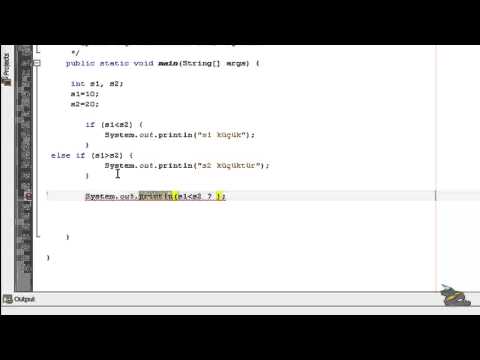 Java dilinde Ternary Operatörü