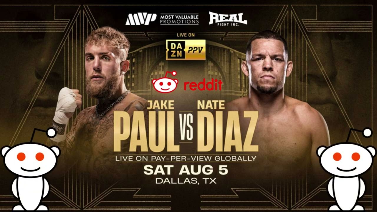 Jake Paul vs Nate Diaz Reddit Stream #pauldiaz #paulvsdiaz #natediaz