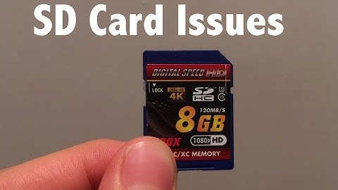 SD card says its full even though it