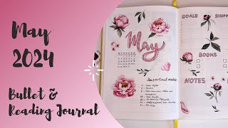 Развороты на май - Bullet and Reading Journal May