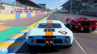 Gran Turismo 7 | Ford GT40 Mark II Race Car 66' - Circuit de la Sarthe No Chicane [4K PS5]