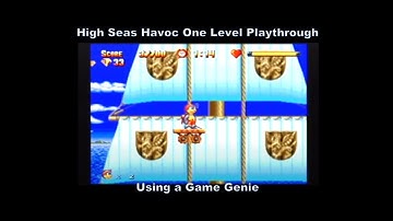 High Seas Havoc One Level Playthrough using the Megadrive