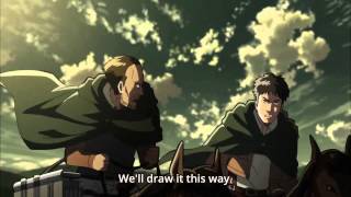 Attack on Titan Episode 17 Chase Scene [Shingeki no Kyojin] HD