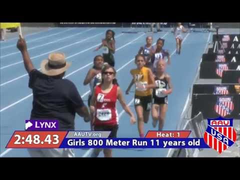 kelsie fletcher 800 run flippen flyers 2014 aau jr olympics youtube flippen flyers track club