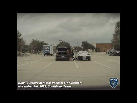 Video till Tjuvar snor hjul på parkering i dagsljus