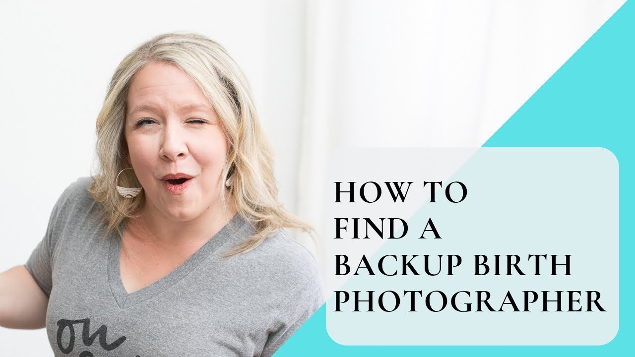 How to find a backup photographer for your birth photography business