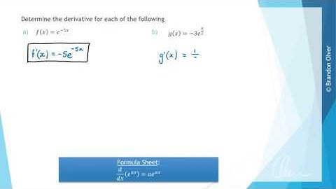 Differentiation of exponential functions (MM3-4 6F - Example 1)