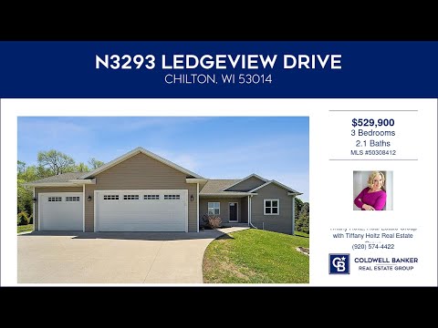 3293 LEDGEVIEW Drive, Chilton, WI home video tour
