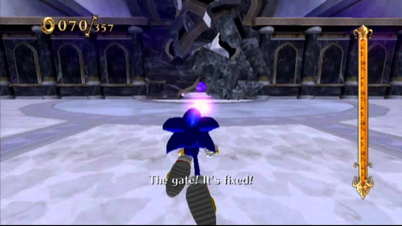 Sonic and the Secret Rings Wii Night Palace Mission 1 Gold Medal