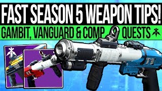 Destiny 2 How To Get New Pinnacle Weapons Fast Breakneck, Loaded Question & Mountaintop Quests