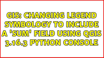 GIS: Changing Legend Symbology to include a 