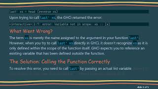 Famous Resolving the Variable not in scope Error in Haskell: A Guide to Using last' Function Net Worth