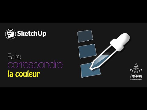 Faire correspondre la couleur avec SketchUp