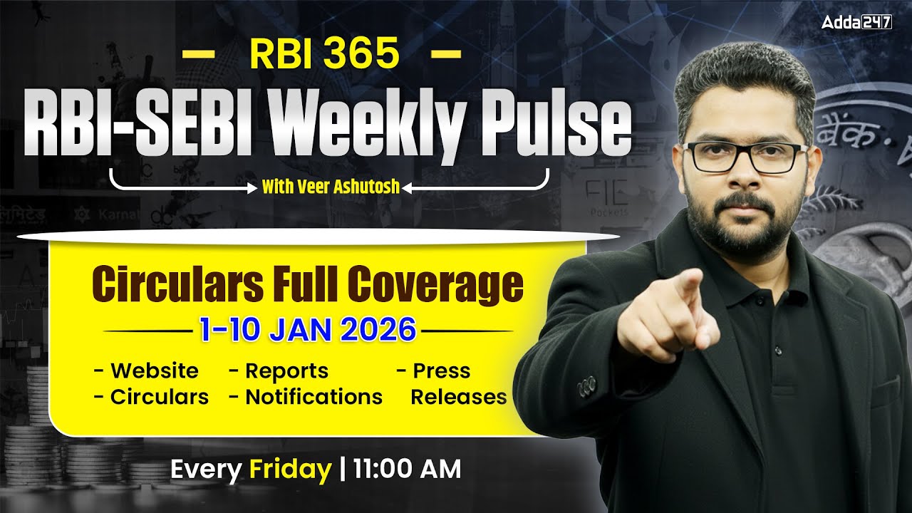 RBI 365 RBI-SEBI Weekly Pulse | Circulars Full Coverage 1-10 Jan 2026 | By Veer Ashutosh Sir