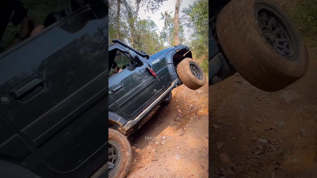 Different Builds. Same Vibe #4x4 #offroad #jimny #thar #offroading #trails #offroadadventure