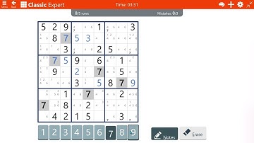 Microsoft Sudoku | Classic Expert | April 16, 2022 | Daily Challenges