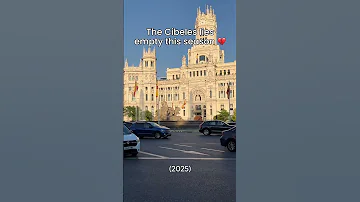 Real Madrid S Beloved Cibeles Is Deserted This Season 